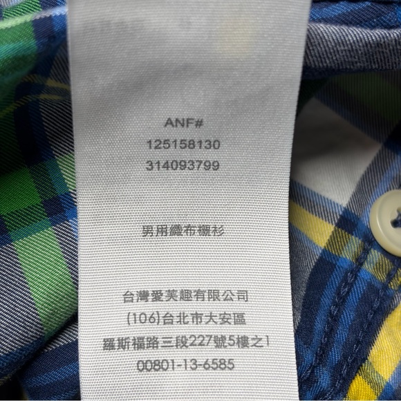Abercrombie & Fitch Multicolor Plaid Button Down Shirt - Picture 7 of 10